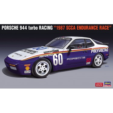 HASEGAWA PORSCHE 944 TURBO RACING 1/24 1987 SCCA ENDURANCE RACE HA20517