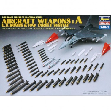 Hasegawa Aircraft Weapons : A U.S. Bombs & Tow Target System 1/48 HAX481