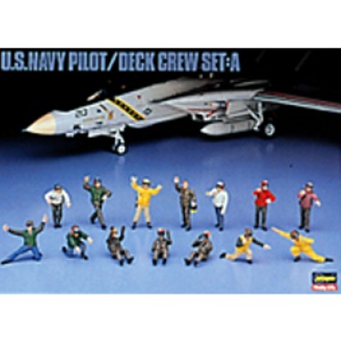 Hasegawa 486 U.S. Navy Pilot Deck Crew Set A 1/48