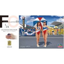 HASEGAWA PADDOCK GIRL FIGURES X 2 HFC03