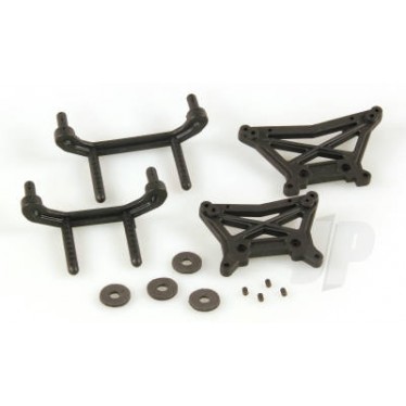 Helion Shock Tower & Body Mount Set Dominus SC HLNA0076