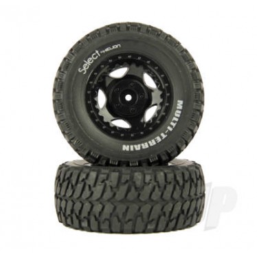 Helion Tire and Wheel Assembled Black (410SC) HLNS1102