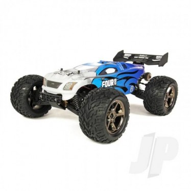 Helion HLNS1200B Four 10TR 4WD Brushless Truggy (Blue) 1/10 Electric Off-Road