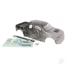 Helion Body Shell Gray (Avenge MT) HLNS1569G