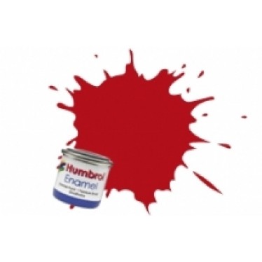 Humbrol Enamel No 153 Insignia Red - Matt - Tinlet (14ml)