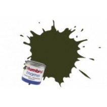 Humbrol Enamel No 163 Dark Green - Satin - Tinlet (14ml)