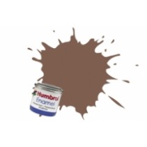 Humbrol Enamel No 186 Brown - Matt - Tinlet (14ml)