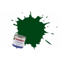 Humbrol Enamel No 195 Dark Green - Satin - Tinlet (14ml)