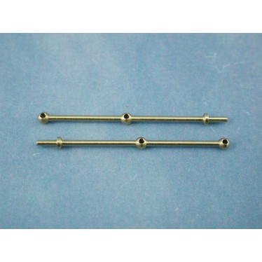 Radio Active 2 Hole Stanchion Brass 35mm (10) J-RMA66235