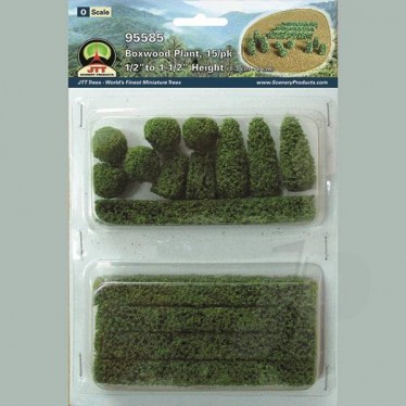 JTT Boxwood Plant (15) O Scale JTT95585