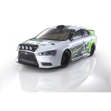 KYOSHO FAZER VE READYSET LANCER EVO-X KX1 (KT200/BATT/CHARGEUR) - WHITE RTR