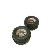 Kyosho K.MATH051 Truck Tyres on Madforce Kruiser Wheels (2)