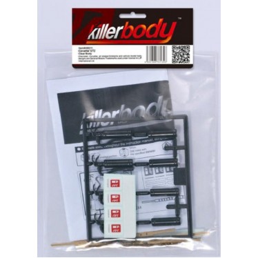 Killerbody KB48052 Fire Extinguisher Set (4) 1/10