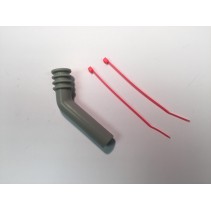 Silicone Exhaust Deflector 9mm 45deg L-LST07