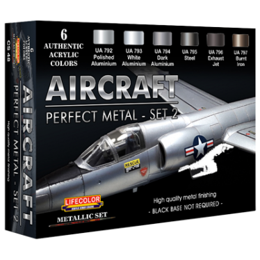 LIFECOLOR AIRCRAFT PERFECT METAL SET2 LC-CS48