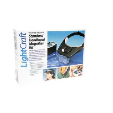 Lightcraft LED Headband Magnifier 4 Lenses and Light LC1764