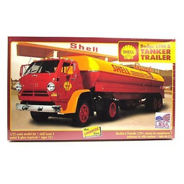 Lindberg 1/25 Dodge L700 with Shell Tanker LN118