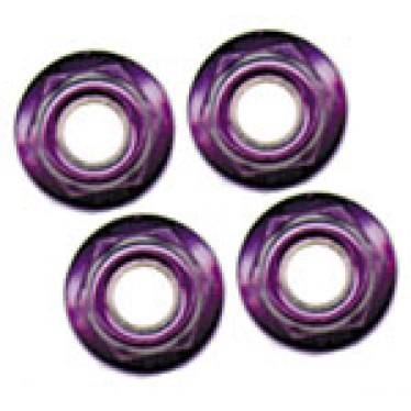 M4 Nyloc Wheel Nut - Purple Alloy (pk4) ..