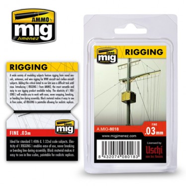 MIG RIGGING MEDIUM FINE 0.03mm MIG8018