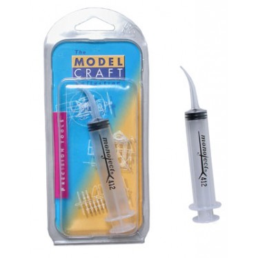 Model Craft 12ml x 1 Disposable Curved Syringe POL1012/C