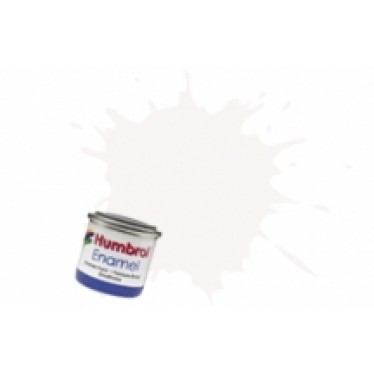 Humbrol Enamel No 22 White - Gloss - Tinlet (14ml)