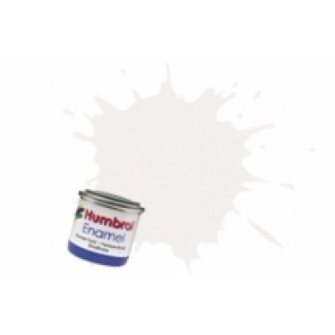 Humbrol Enamel No 34 White - Matt - Tinlet 14ml