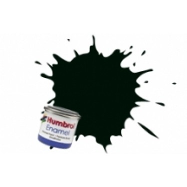 Humbrol Enamel No 91 Black Green - Matt - Tinlet (14ml)