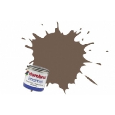 Humbrol Enamel No 98 Chocolate - Matt - Tinlet (14ml)