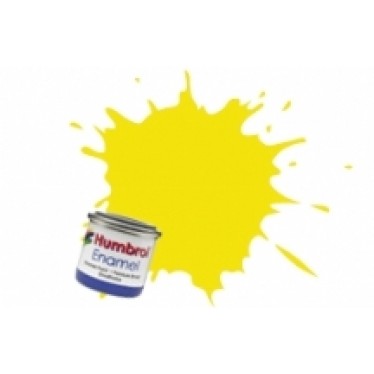 Humbrol Enamel No 99 Lemon - Matt - Tinlet (14ml)