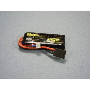 Black Magic 1400mAh 11.1V 3S1P 30C Semi Hard - TRX All 1/16 O-BM1403 Battery