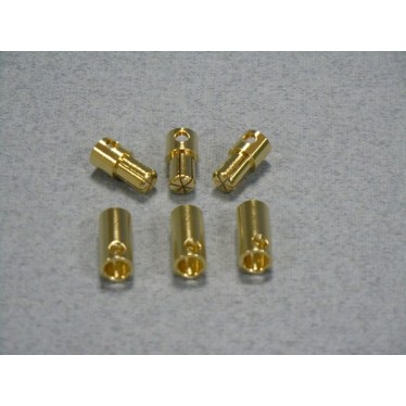 Castle 5.5mm Bullet Connectors O-GC05CC