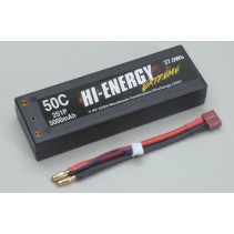 Hi-Energy 2S 5000mAh 50C Car Li-Po Battery O-HE2S1P50050