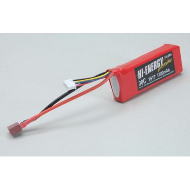 Hi-Energy HE3S1P1300Extreme 3S 1300mAh 30C Li-Po Battery