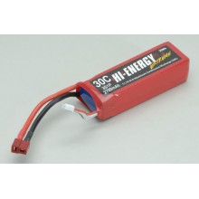 Hi-Energy 3S2700mAh 30C Li-Po Battery HE3S1P270030A