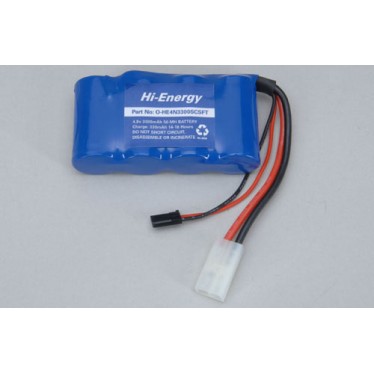 Hi-Energy 4.8v 3300mAh Ni-MH Rx Pk Flat O-HE4N3300SCSFT Battery