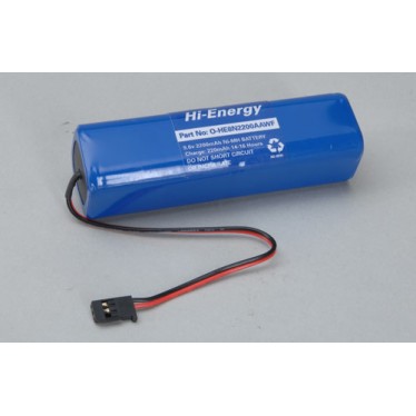 Hi-Energy 9.6V 2200mAh Ni-MH Tx Pk Square O-HE8N2200AAWF Battery