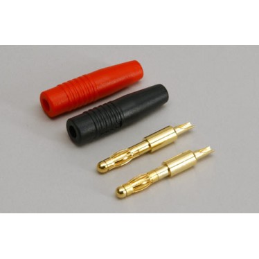 Gold Jack Plugs 4mm (Pr) Solder