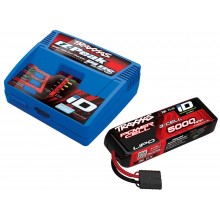 Traxxas EZ-Peak Plus, ID, 4Amp w/2872X 3S 5000mAh Li-Po O-TRX2980T-3S50