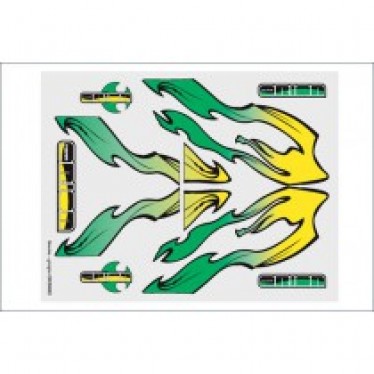 Internal Graphics s et Smoke Green/Yellow