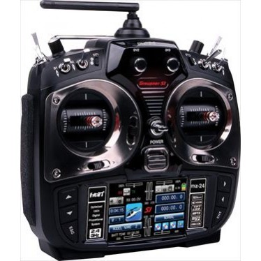 Graupner P-1006/PRO MZ-24 12Ch 2.4GHz HoTT Radio w/GR-18