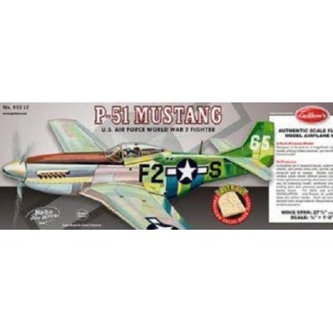 Guillows P-51 Mustang Balsa Model Kit