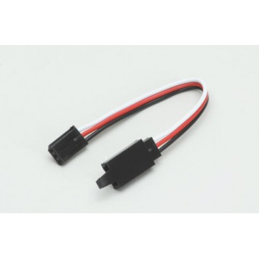 Cirrus Futaba Ext Lead w/clip HD 100mm P-CF0100HD