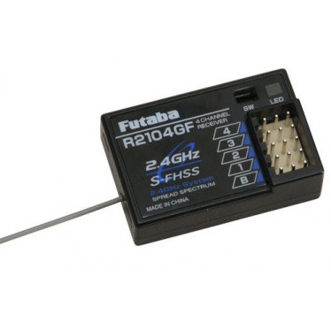 Futaba 4Ch Rx 2.4GHz S-FHSS  P-R2104GF/2-4G