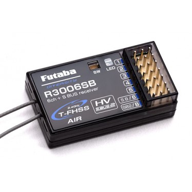 Futaba R3006SB - 6-Channel Rx T-FHSS (S-Bus) (HV) 2.4GHz P-R3006SB