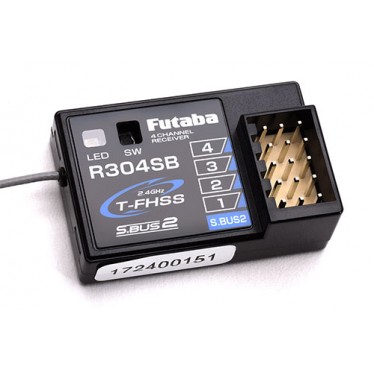 Futaba 4Ch Rx T-FHSS (S-Bus HV 2.4GHz P-R304SB