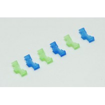 Safety Lead Lock - Green/Blue (6) P-RMXSLLGB