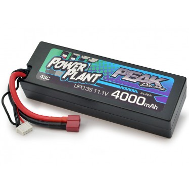 Peak Power Plant Lipo 3S 11.1V 4000mAh 45C-Deans 12AWG PEK00552