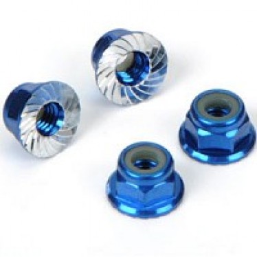 4mm Serrated Wheel Lock Nuts for M4 axles