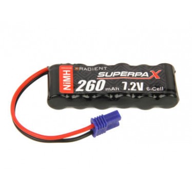 Radient NiMH 7.2V 260mAh 1-2AAA Flat EC2 Battery RDNA0346