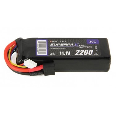 Radient LiPo 3S 2200mAh 11.1V 30C HCT RDNB22003S30H